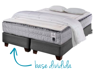 cama con base dividida