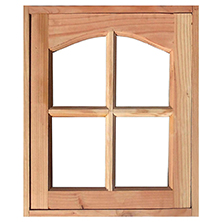 ventana de madera