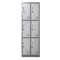 PROCHEF - Locker Casillero Metalico 2 Cuerpos 6 Puertas