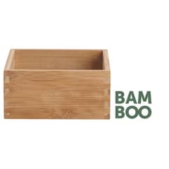 URBAN PRODUCTS - CAJA ALMACENAMIENTO BAMBÚ 15X15CM