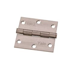 YALE - Bisagra Premium 3,5 x 3,5 Níquel Satín