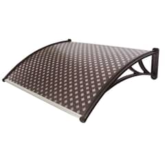 DVP - Alero Listo Curvo Treillage 1,0x1,2 mts Café
