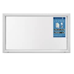 DVP - Ventana Vidrio Simple Pvc 120x70cm Fija Blanca