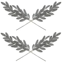 MALLORCA - Set 4 Ramas Navideñas Silver 79 Cms.
