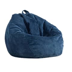 AUCKLAND OUTDOOR - Puff Sillon Pera Cotele Gamer Ninos 100 x 120 cm Azul