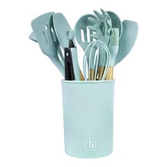 SIMPLIT - Set 12 Utensilios De Cocina Silicona Calipso