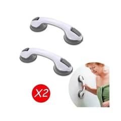GENERICO - 2 x Manilla Agarradera Baño Barra Seguridad Ventosa De Baño