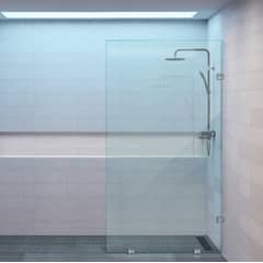 DELL ORTO - Shower door vidrio templado 100x190 herraje inox