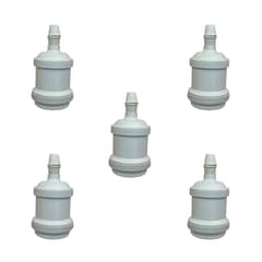HB LEDS - Pack 5 Soquetes E-27 Retro Blanco Vintage