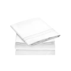 CASATUA - Sabana 1800 Hotel Ultra Suave + FundaBordada - Blanco - 2 plazas