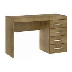 TODODESCUENTO - Escritorio 4 Cajones Cafe Mdf , Dormitorio, Mueble