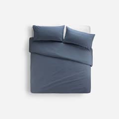 ROSEN - Funda Plumón Stamp Unicolor 2 Plazas Azul