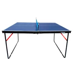 ATLETIS - Mini Mesa de Ping Pong Portátil Azul