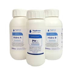 GENERICO - Solución líquida concentrada A+B 500 cc (200 litros) + pH (250 cc)