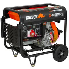 KOLVOK - Generador eléctrico a diésel 6500W trifásico partida eléctrica