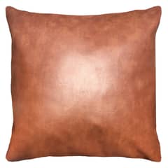 ELIZABETH PEPER - FUNDA COJÍN DECORATIVO ECOCUERO CAFE 60X60