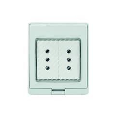 LEXO - CAJA HIDROBOX INTERPERIE CON TOMACORRIENTE DOBLE 10A 250V IP55