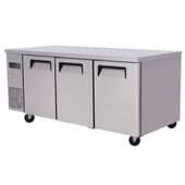 PROCHEF - Meson Refrigerado 180 Cm Acero Inox. 3 Puertas 510 Litros