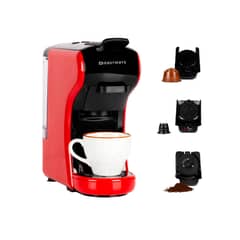 EASYWAYS - Cafetera Milano Coffee 3 en 1 Rojo