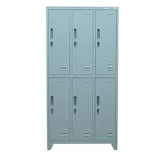 GENERICO - LOCKER 3 CUERPOS 6 CASILLEROS 166 cmts TECNOPLUS