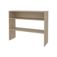 FMFURNITURE - Mueble Arrimo 2 Repisas 80X100X30 Cm Fm-001C Café Claro