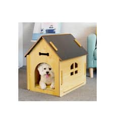 GENERICO - Casa de Melamina Facil Armado Perros Talla L 57cm44cm57cm