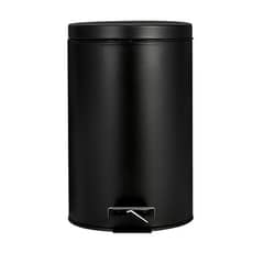 CRUSEC - Papelera 8 Litros Elegante Con Pedal Basurero Oficina Baño