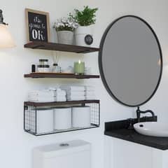 AIZO - Organizador De Ducha Repisa Baño Con Tablón De Pared