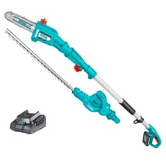 TOTAL TOOLS - Podador Cortaseto 2 En 1 20v Bateria + Cargador Total