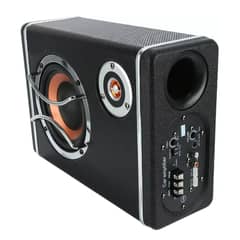 GENERICO - Subwoofer Plano Amplificador Parlante Kit Instalación 12v