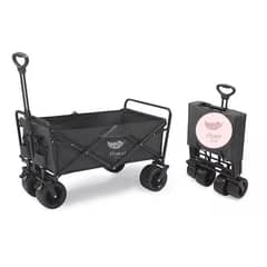 HOMER DESIGN - Carrito plegable para camping compra con freno porta vaso