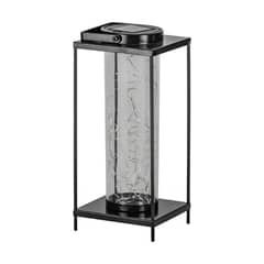 EGLO - Lámpara Solar Led Z_solar Acero, Negro 48939