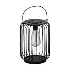 EGLO - Lámpara Solar Led Z_solar Acero, Negro 48948