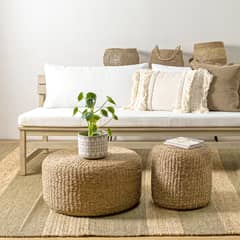 AMOBLE - Pouf Argelia Grande Amoblé.