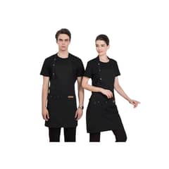 CHEF OUTFITTERS - Pechera Urbana Negra Cocina - Salon - Parrilla