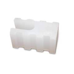 DVP - Tope Plancha Policarbonato Ondulado Transparente 15 un - Turquesa