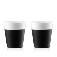 BODUM - Set de 2 vasos con funda de silicona 300 ml