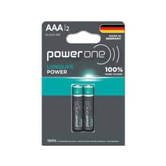GEN - BLISTER PILAS ALCALINAS AAA X 2 POWERONE