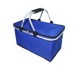 AUCKLAND OUTDOOR - Bolso Termico Plegable Azul Rey Cooler Canasta Picnic
