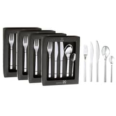 ARTHOME - Set Cuchilleria 80 Piezas Acero Inoxidable CUC03