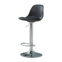 GLOBAL LATIN GROUP - Silla Piso bar Eame de altura con respaldo de polipropileno - Negro