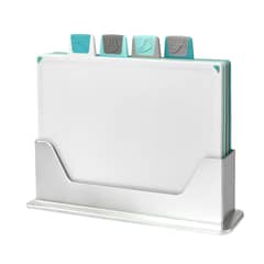 Set De Tablas De Cortar Con Soporte Folio, 4 Pzas