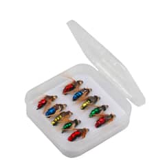 GENERICO - NINFAS MOSCAS PESCA RÍOS Y LAGOS SET 10 PIEZAS