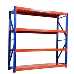 LUBABYCAS - Estantes Metalicos 200*60*200cm Azul Naranjo 800 kilos