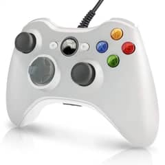 GENERICO - Control Para Consola De Juego Joystick Compatible Xbox360 Pc Blanco