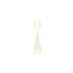 GENERICO - Cuchillo Tenedor y Cuchara De Plastico Blanco 6pcs 17cm