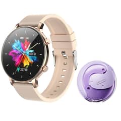 LENOVO - X15 Pro Audífonos-Morado y Toumi Fit 3 Pro-G Reloj inteligente