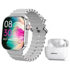 LENOVO - Audífonos XT90-Blanco y Toumi I9 PRO-W Reloj inteligente