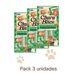 CHURU - PACK de 3 sachets de BITES Atún pollo para Gato