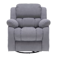 ELEMENT DESIGN - Berger Reclinable con Masajes Y Calefacción Tela Gris